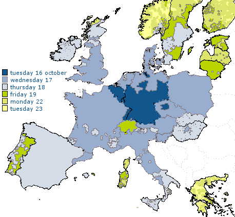 Delivery date of the Duorama Globe