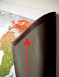 2 magnetic strips at the rear of the map