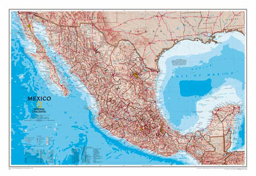 Mexico Map from National Geographic.