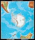 South Pole Map from Klett-Perthes.