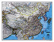 Variante plastifie de l'article: Carte de Chine (rf. 0-7922-9290-1)