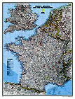 Laminated Variant of item: France Map (ref. 0-7922-8336-8)