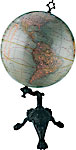 Globe Art Nouveau Chicago 1887 (reproduction) de AM.