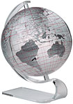 Silver Earthsphere Globus von Artline.
