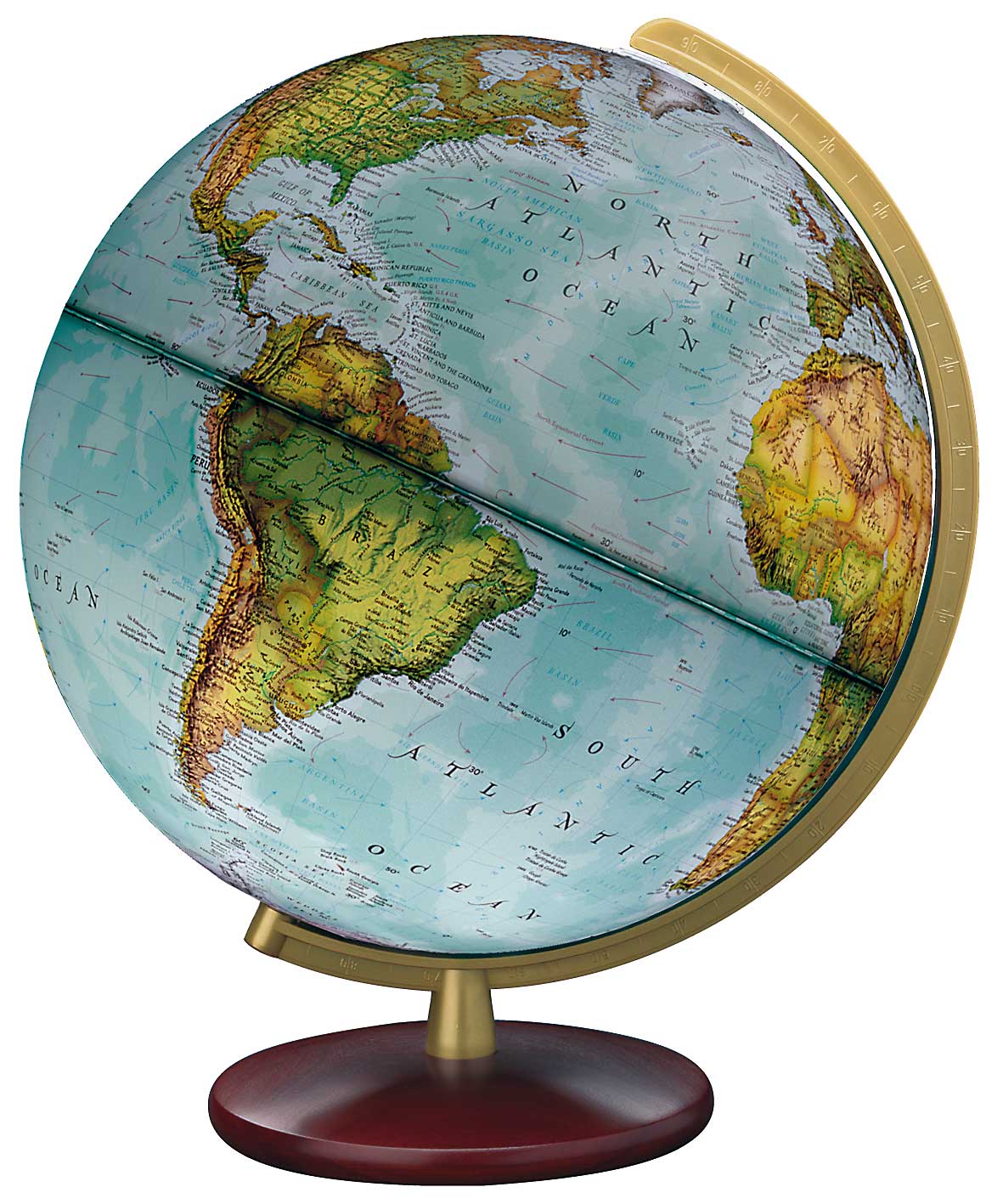 National Geographic - Globe terrestre lumineux politique en français - 30  cm de diamètre